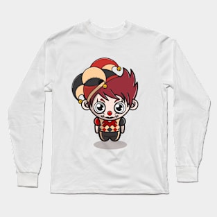 Red Clown Long Sleeve T-Shirt